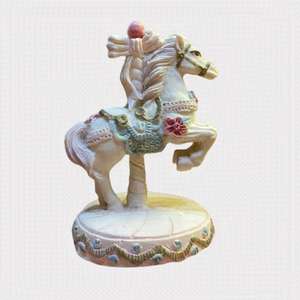 𝅺VINTAGE | Horse Carousel Figure (SC)